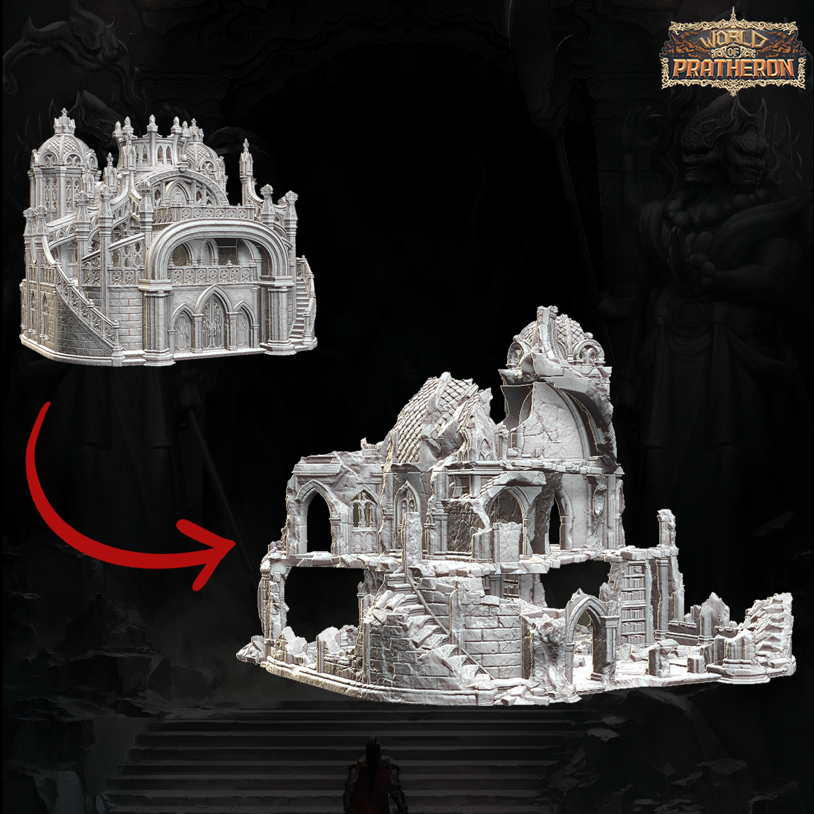 Destroyed Eldrin Magic Library
